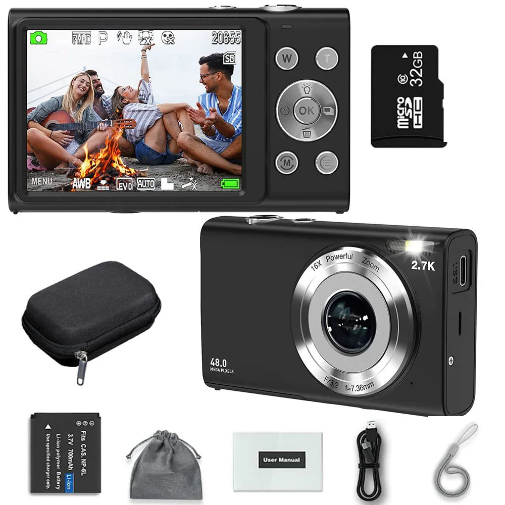 Caméra 4K Ultra HD 48MP – Autofocus Intelligent