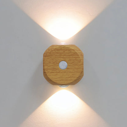 LED Motion Sensor Light Indoor Rechargeable Night Light Wireless Stair Lamp for Indoor Stairway Hallway Kitchen Closet Kids'Room