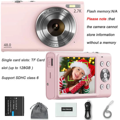Caméra 4K Ultra HD 48MP – Autofocus Intelligent