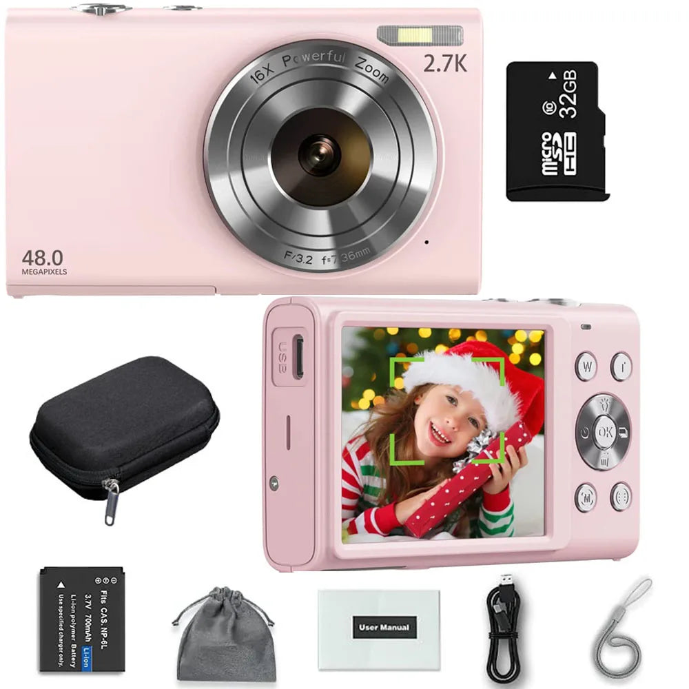 Caméra 4K Ultra HD 48MP – Autofocus Intelligent