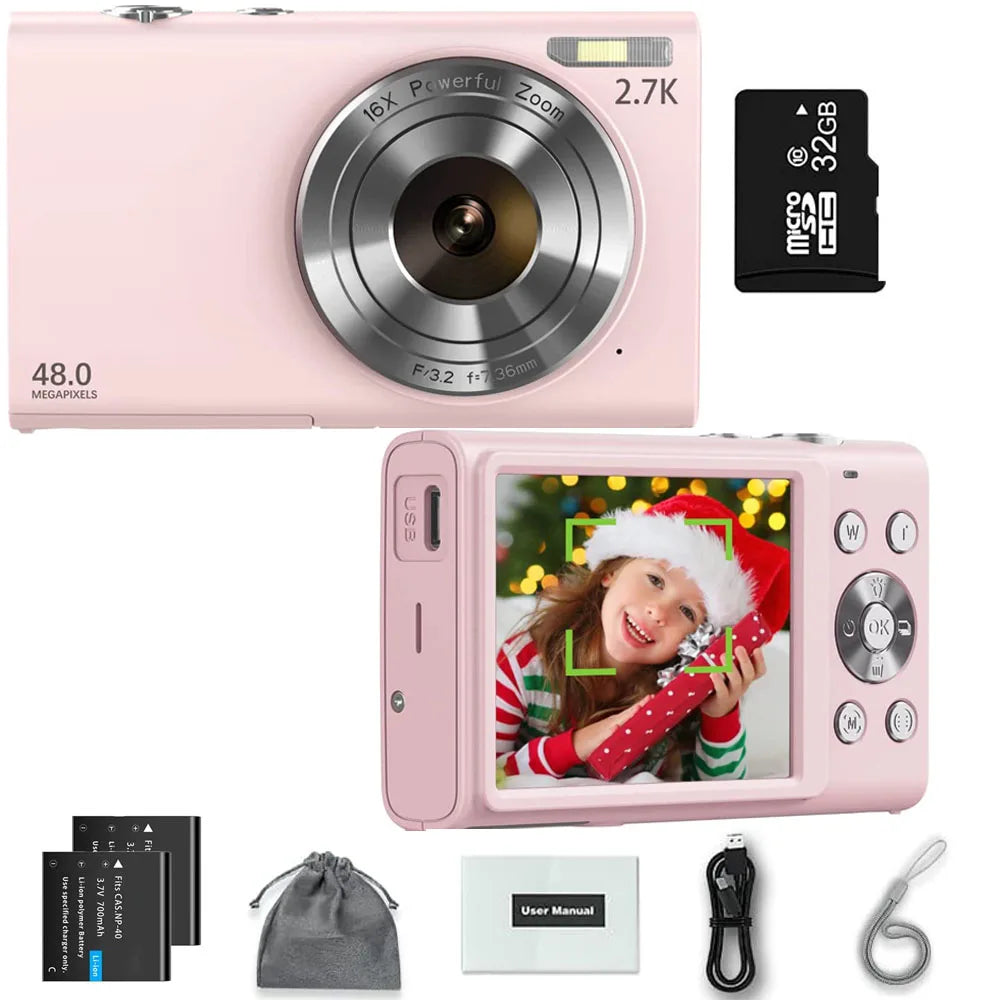 Caméra 4K Ultra HD 48MP – Autofocus Intelligent