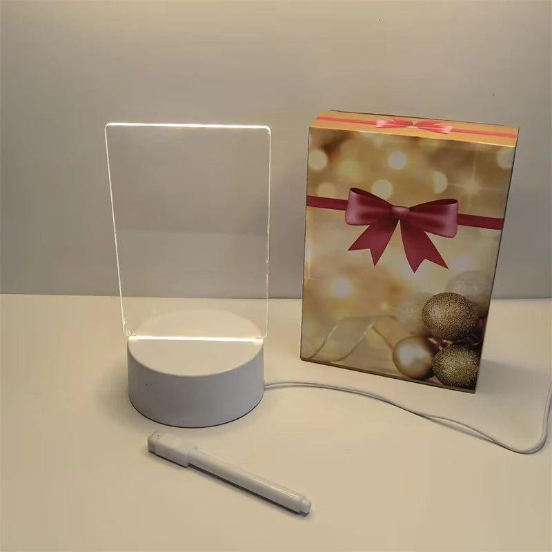 Lampe message personnalisable