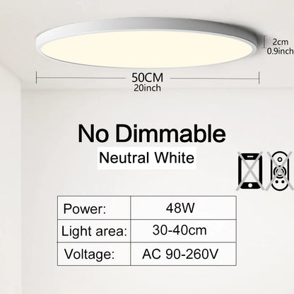 Plafonnier LED Connecté 50 cm —  Réglable