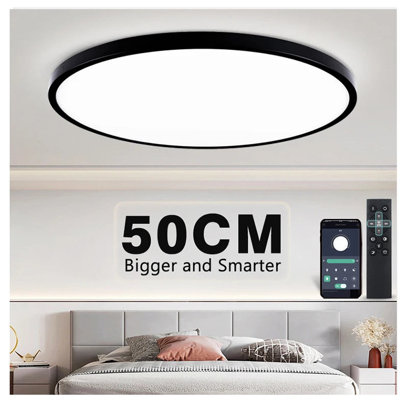 Plafonnier LED Connecté 50 cm —  Réglable