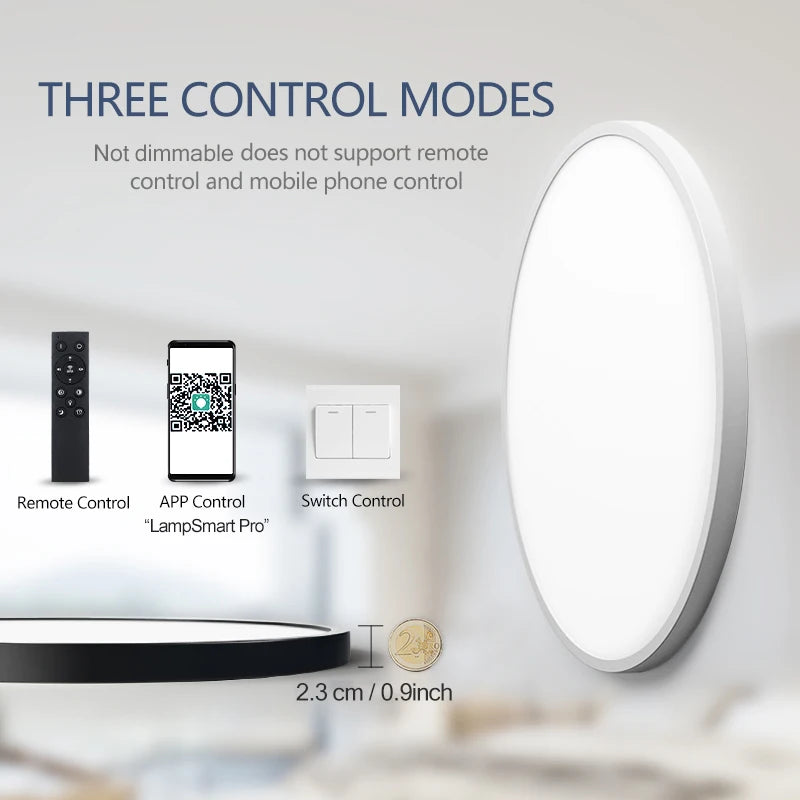 Plafonnier LED Connecté 50 cm —  Réglable