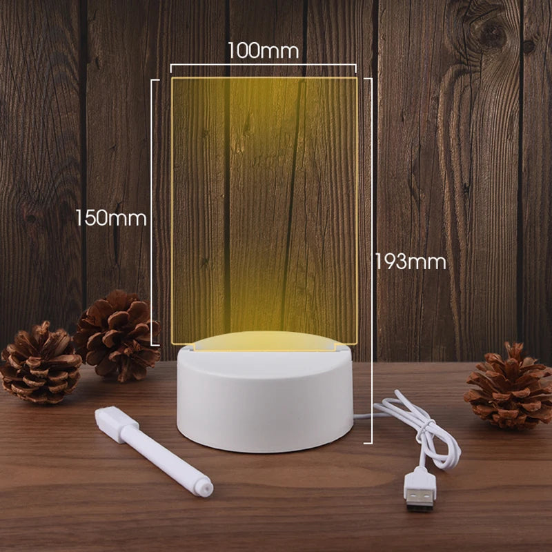 Lampe Message LED Personnalisable